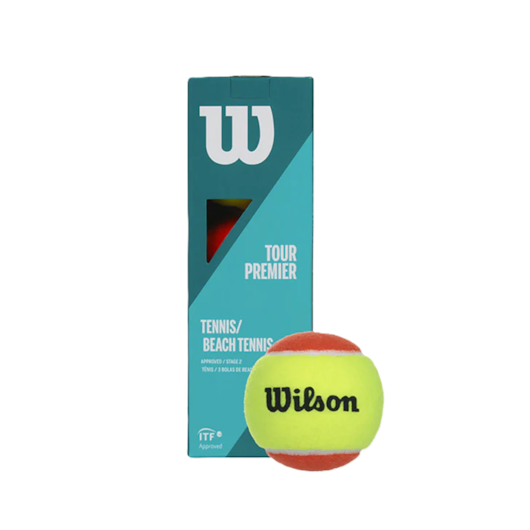 BOLA  DE TENIS  WILSON - TOUR PREMIER BEACH/EST 2 LAR TB3