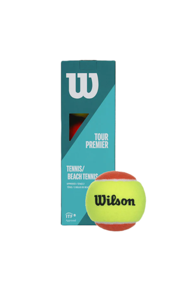 BOLA  DE TENIS  WILSON - TOUR PREMIER BEACH/EST 2 LAR TB3