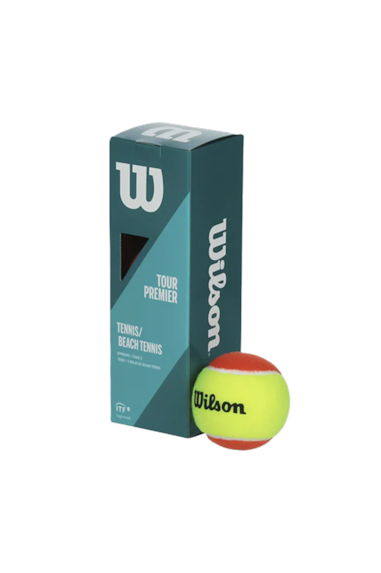 BOLA  DE TENIS  WILSON - TOUR PREMIER BEACH/EST 2 LAR TB3