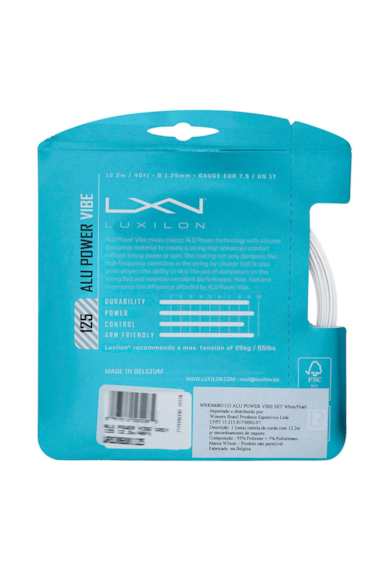 CORDA LUXILON -  LUX ALU POWER VIBE 1.25 - SET - CARTELA BR