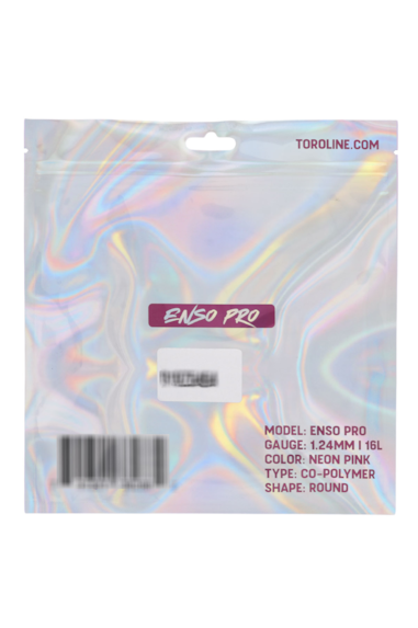 CORDA  TOROLINE  - ENSO PRO SINGLE - COR ROSA NEON 1.24MM/16L - ROUND - SET