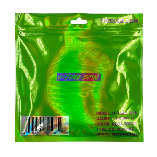 CORDA  TOROLINE - O TORO SPIN SINGLE - COR VERDE NEON 1.23MM/17 - PENTAGONAL - SET