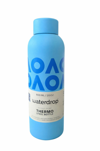GARRAFA AO EM AÇO INOXIDAVEL TERMICA  - REF 250120LBLUU600ML