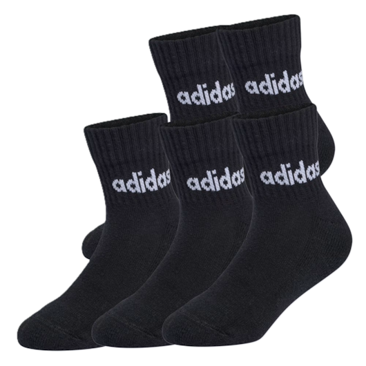 MEIA ADIDAS - CANO MEDIO KIDS 5P M 6 - REF: KC6915