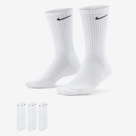 MEIA NIKE - U EVERYDAY CUSH CREW 3PR - REF SX7664100
