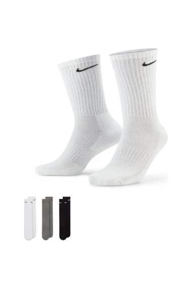MEIA NIKE - U EVERYDAY CUSH CREW 3PR  - REF SX7664964