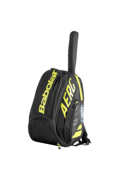 MOCHILA BABOLAT - BACKPACK PURE AERO PRETO/ AMARELO