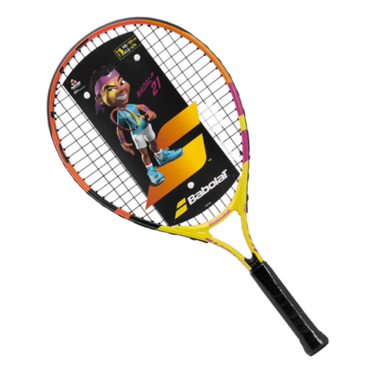 RAQUETE BABOLAT - NADAL JR AMARELO/ROXO/LARANJA COR:MISTO;TAMANHO:21