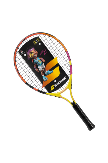 RAQUETE BABOLAT - NADAL JR AMARELO/ROXO/LARANJA COR:MISTO;TAMANHO:21