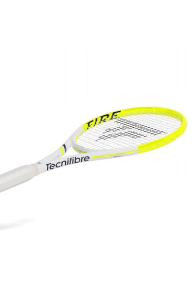 RAQUETE TENIS TECNIFIBRE -  FIRE 300 16X19 G3 BRANCO/LIMA PN14FIR30063